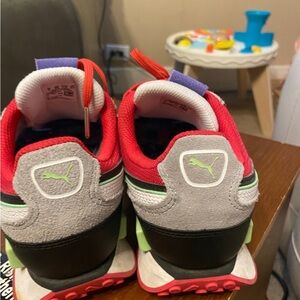 Puma Women's Athletic Shoes - Red, Black, and Green